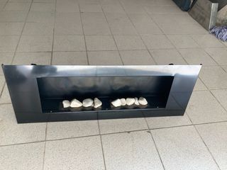 Chimenea Bioetanol 110x40cm Negra