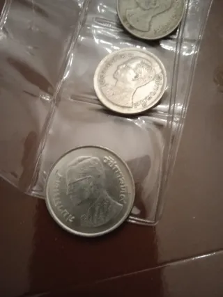 Colección de monedas Tailandia