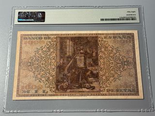 1000 Pesetas 1938 Banco de España Burgos