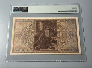 1000 Pesetas 1938 Banco de España Burgos