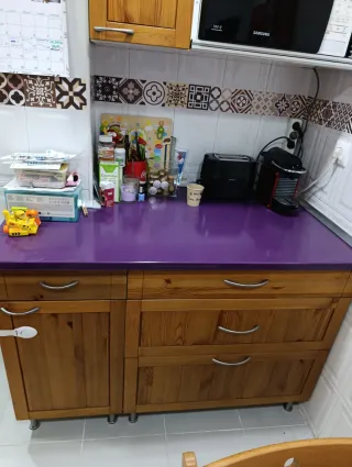 Muebles de cocina madera