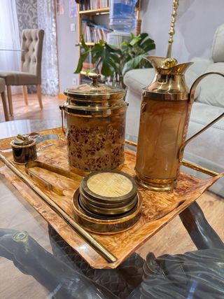 Elegante Set Vintage Bar/Escritorio