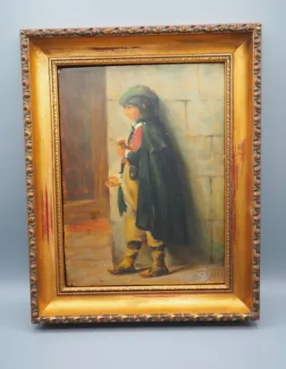 Pintura de niño de 1886