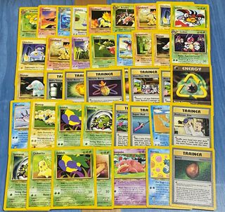 38 cartas pokémon NEO GENÉSIS inglés