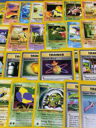 38 cartas pokémon NEO GENÉSIS inglés