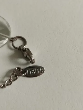 Pulsera abalorios negros, plateados y transparente