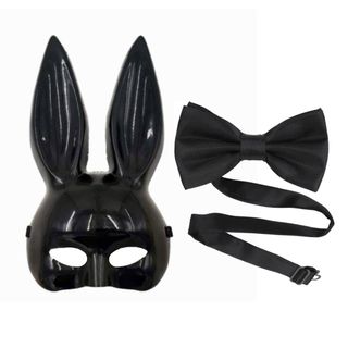 Disfraz Coneja Sexy Vestido Negro Talla S/M