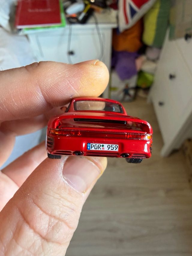 Porsche 959 rojo Tarmac IXO