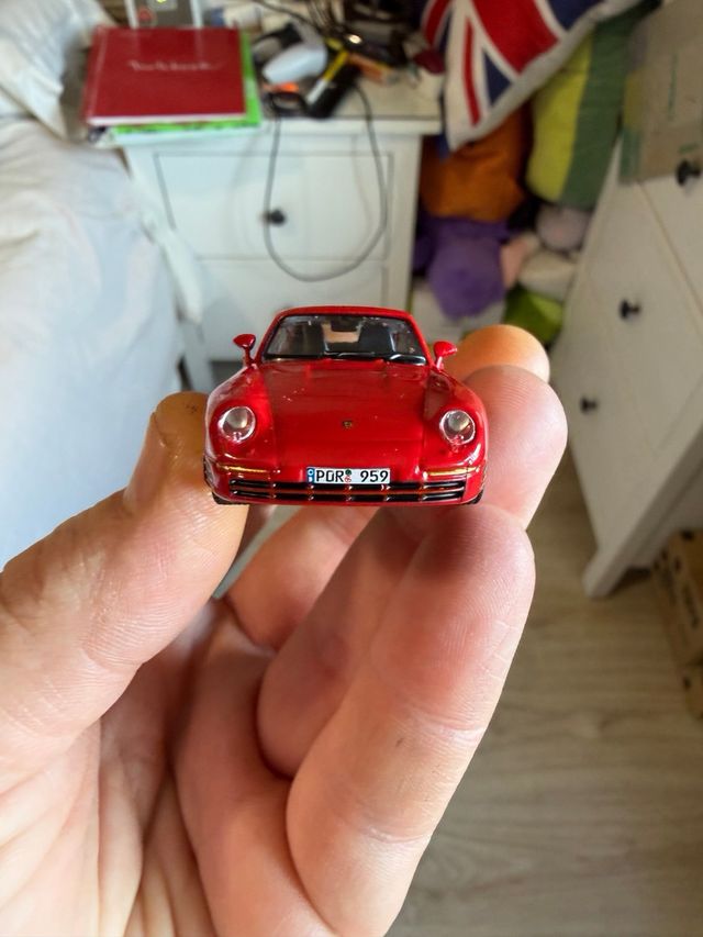 Porsche 959 rojo Tarmac IXO