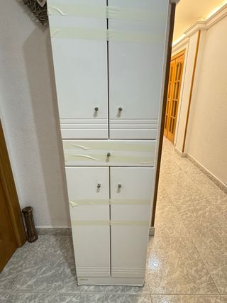 Mobile alto cucina/bagno bianco