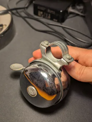 Campanello Bici Vintage Cromato Ding Dong