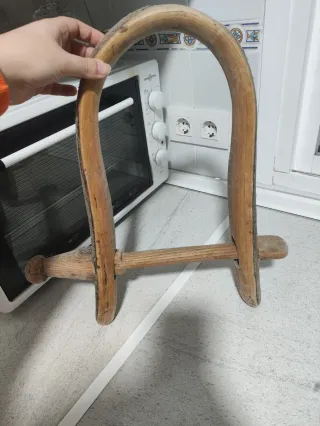 Cebilla o yugo artesanal de madera