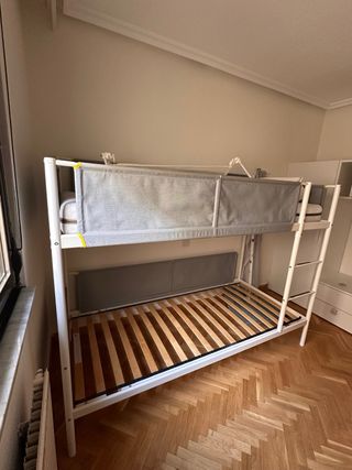 Litera Ikea VITVAL Gris/Blanco
