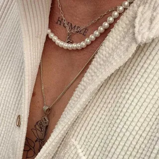 Colar Pérolas 8mm Prata 925