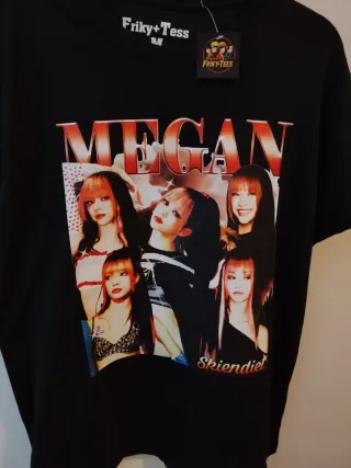 Camiseta Katseye Megan Friky+Tess Talla disponible