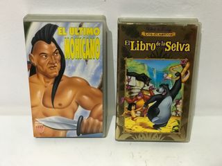 2 Películas VHS Disney (Español)