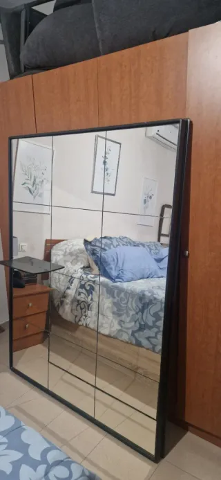 Espejo de pie o pared negro