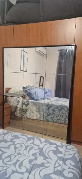 Espejo de pie o pared negro