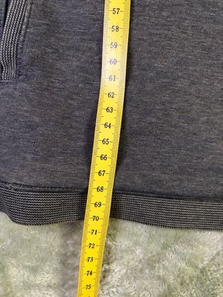 Polo Lacoste Gris Media Cremallera