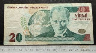 Billete 20 Nuevas Liras Turcas