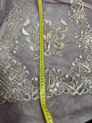 Manteletas Fallera Niña Beige/Dorado