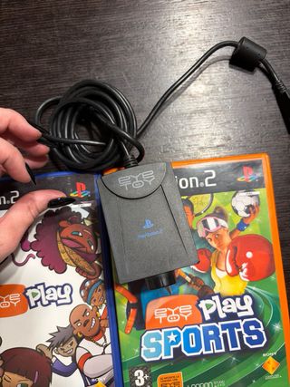 Pack de 2 juegos Eye Toy Play + Cámara PS2