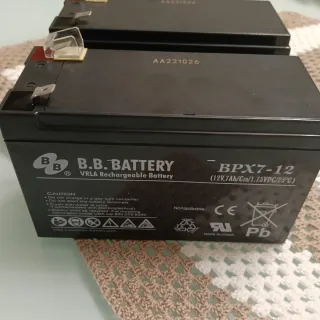 Batteria 12V 7Ah BPX7-12 B.B. Battery