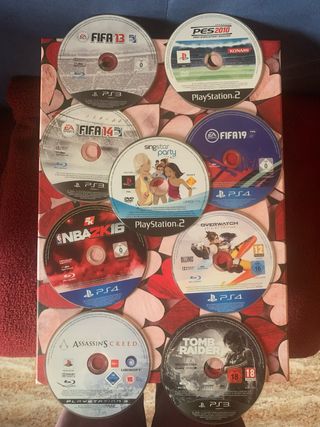Lote Videojuegos PS2 PS3 PS4