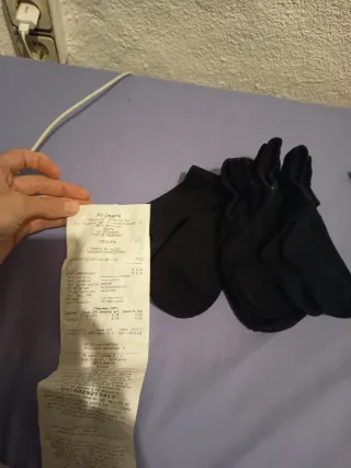 Calcetines negros talla única