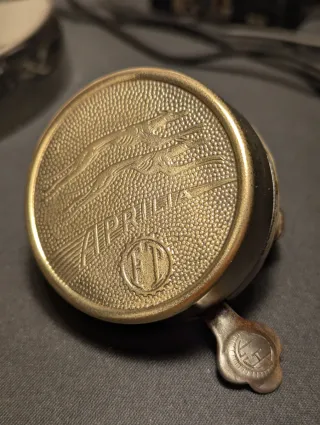 Campanello Bici Vintage Cromato Aprilia Bronzo!