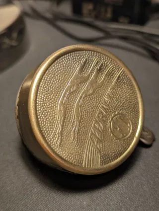 Campanello Bici Vintage Cromato Aprilia Bronzo!