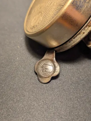 Campanello Bici Vintage Cromato Aprilia Bronzo!