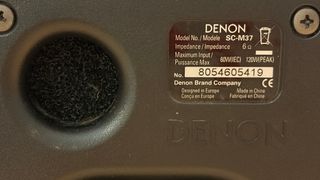 Altavoces Denon SC-M37 Negro