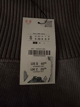 Falda Zara nueva  Gris Talla S