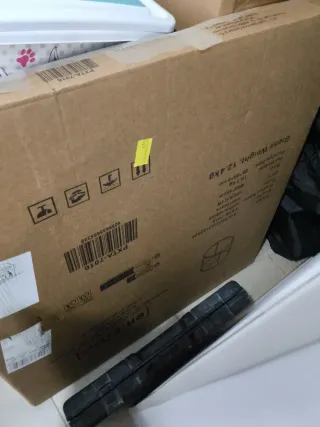 Mesa centro cristal y metal