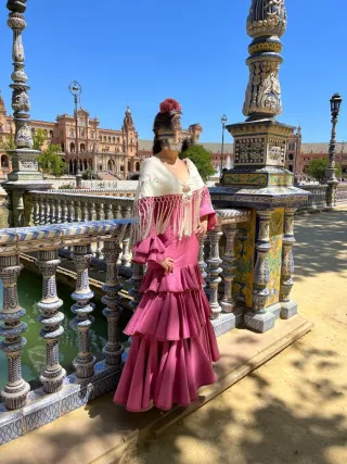 Vestido Flamenca Micaela Villa Rosa