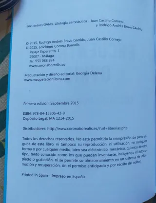 1* edición. Encuentros ovnis. Ufología aeronáutica