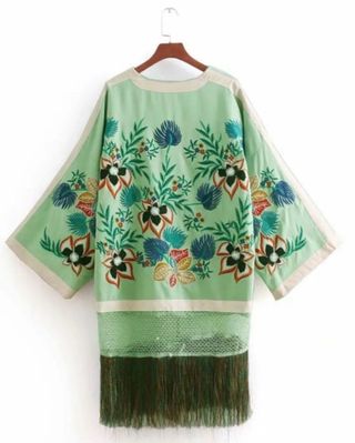 Kimono verde Zara