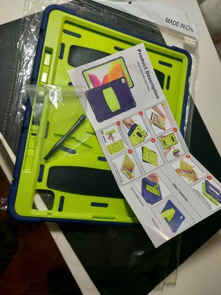 Funda Tablet 12.9 Antigolpes Soporte Asa