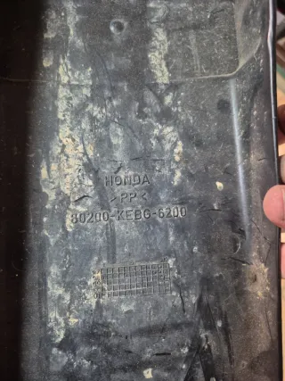 Portamatriculas Honda con Catadióptrico