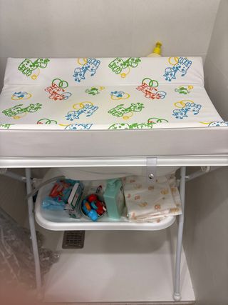 Bañera cambiador bebé