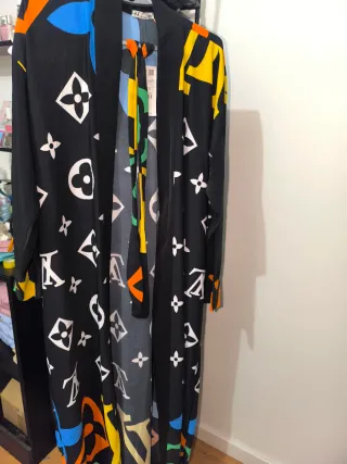 Kimono colorido estampado