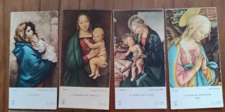 Lote 11 cromos, estampas Religiosas Vírgenes
