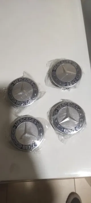 4 x Tapas llantas 75 mm de diámetro