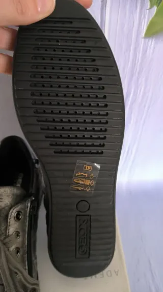 Zapatillas Geox plateadas talla 36