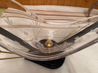 Centro de mesa cristal tallado