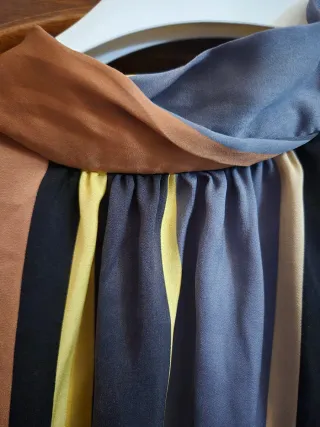 Blusa sin mangas rayas mujer