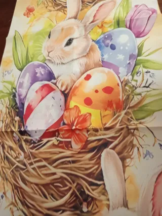 Runner Pasqua con Coniglietti e Uova