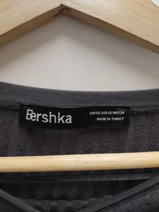 Vestido gris de Bershka talla XS