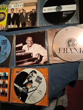 Lote 5 CDs: Manu , Nat King Cole,grem Miller Anton